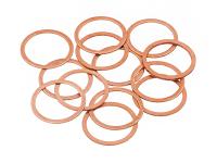 Шайба медная Ф33х39х1мм Шайба медная Ф33х39х1мм