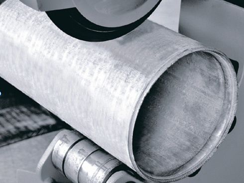 Электрогидравлический труборез VOLL V-Cutter арт. 2.50200 в работе